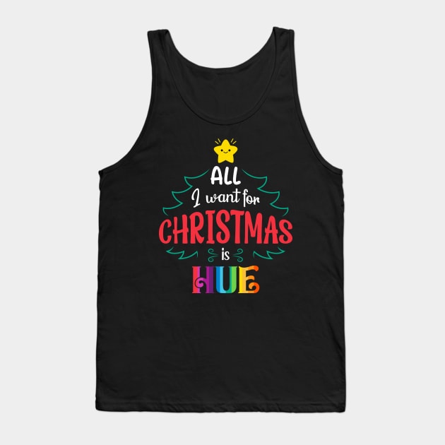 Christmas Hue Tank Top by krisren28